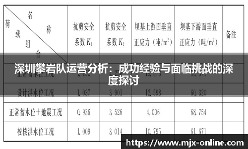 深圳攀岩队运营分析：成功经验与面临挑战的深度探讨
